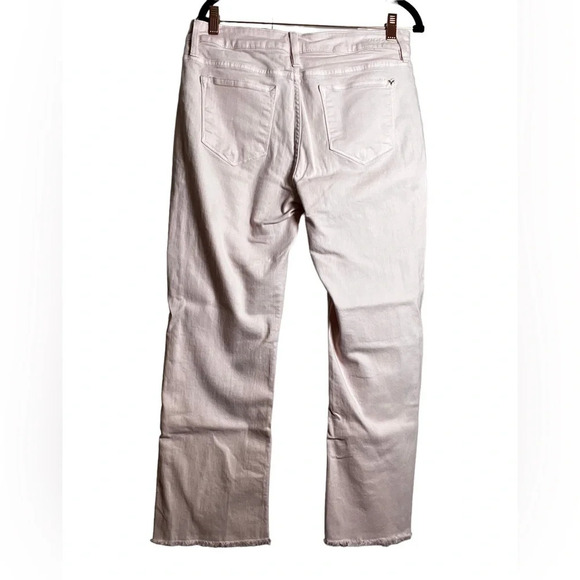 Vigoss Stevie raw hem crop in pale pink excellent condition size 30โ - Picture 3 of 4